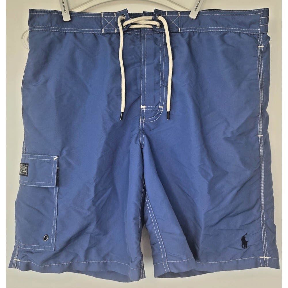 Polo Ralph Lauren Blue Men's Swim Trunks Size Medium